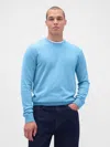 Gap Cashsoft Crew Sweater In Blue