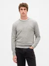 Gap Cashsoft Crew Sweater In Gray