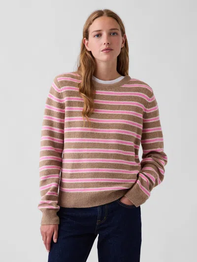 Gap Cashsoft Crew Sweater In Neutral