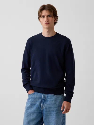 Gap Cashsoft Crew Sweater In New Classic Navy Blue