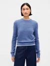 Gap Cashsoft Crewneck Sweater In Blue