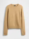 Gap Cashsoft Crewneck Sweater In Brown
