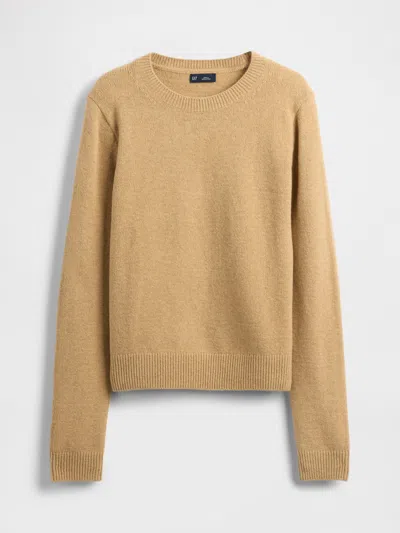 Gap Cashsoft Crewneck Sweater In Brown