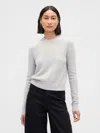 Gap Cashsoft Crewneck Sweater In Gray