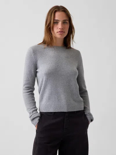 Gap Cashsoft Crewneck Sweater In Grey