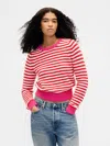 Gap Cashsoft Crewneck Sweater In Multi