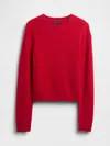 Gap Cashsoft Crewneck Sweater In Red