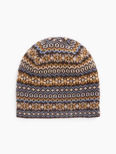 Gap Cashsoft Fair Isle Beanie In Neutral Fairisle Print