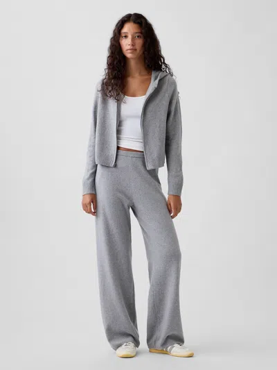 Gap Cashsoft Loose Sweater Pants In Charcoal Grey