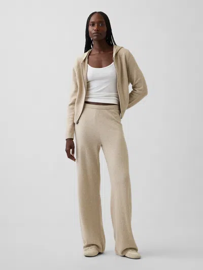 Gap Cashsoft Loose Sweater Pants In Cobblestone Beige