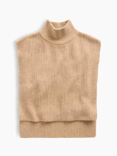Gap Cashsoft Mockneck Sweater Bib In Multi