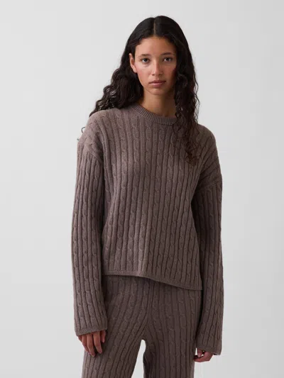 Gap Cashsoft Oversized Cable-knit Sweater