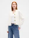 Gap Cashsoft Oversized Chunky Cardigan In Neutral
