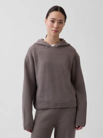 Gap Cashsoft Oversized Shaker-stitch Hoodie