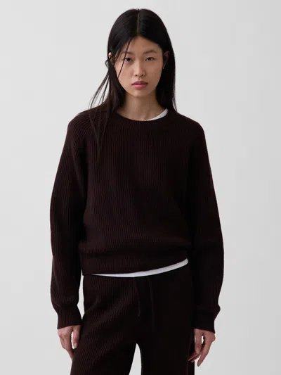 Gap Cashsoft Relaxed Shaker-stitch Sweater In Multi