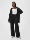 Gap Cashsoft Shaker-stitch Sweater Pants In Black