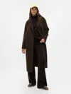 Gap Cashsoft Shaker-stitch Sweater Pants In Terra Brown