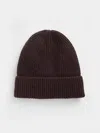 Gap Cashsoft Stretch Beanie In Brown