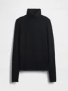 Gap Cashsoft Stretch Turtleneck Sweater In Black