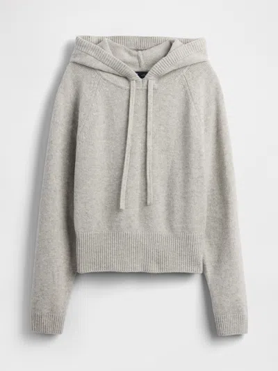 Gap Cashsoft Sweater Hoodie In Gray