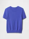 Gap Cashsoft Sweater Top In Dazzling Blue