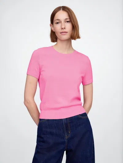 Gap Cashsoft Sweater Top In Parisian Pink