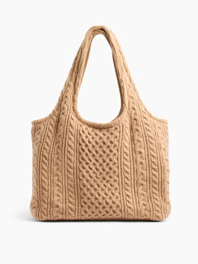Gap Cashsoft Tote In Brown