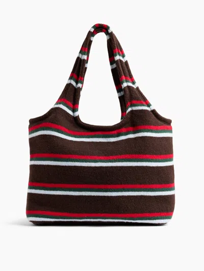 Gap Cashsoft Tote In Brown