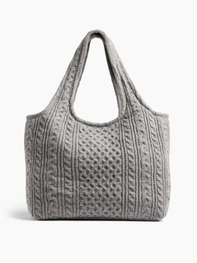 Gap Cashsoft Tote In Gray