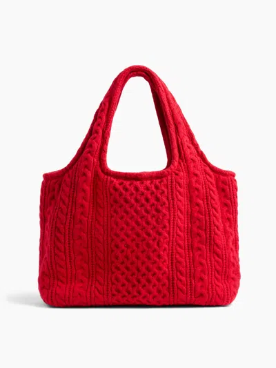 Gap Cashsoft Tote In Red