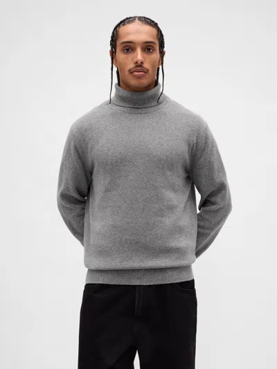 Gap Cashsoft Turtleneck Sweater In Gray