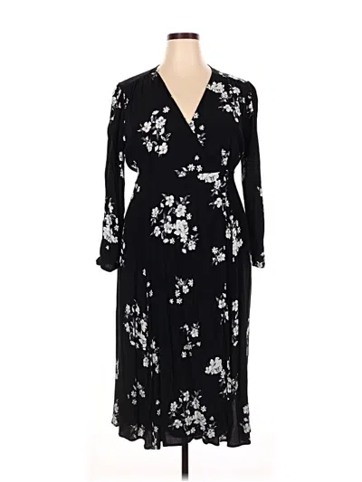 Pre-owned Gap Casual Dress In Black