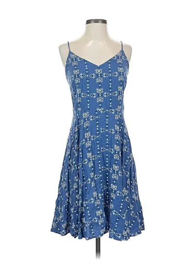 Pre-owned Gap Casual Dress In Blue
