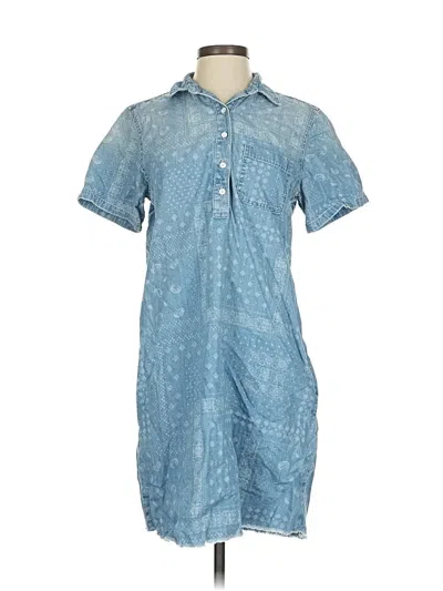 Pre-owned Gap Casual Dress In Blue