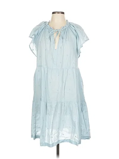 Pre-owned Gap Casual Dress In Blue