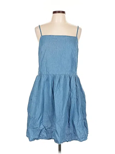 Pre-owned Gap Casual Dress In Blue