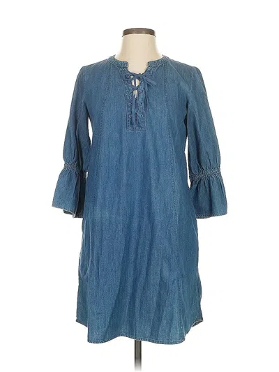 Pre-owned Gap Casual Dress In Blue