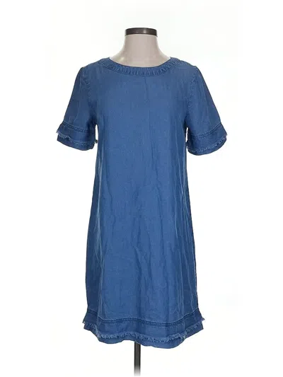 Pre-owned Gap Casual Dress In Blue