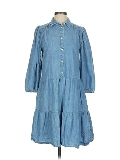 Pre-owned Gap Casual Dress In Blue