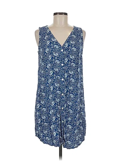 Pre-owned Gap Casual Dress In Blue