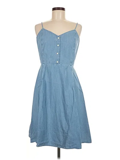 Pre-owned Gap Casual Dress In Blue