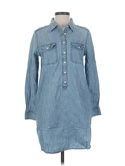 Pre-owned Gap Casual Dress In Blue