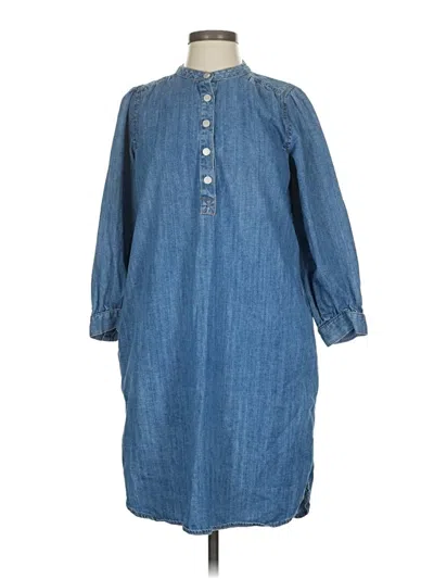 Pre-owned Gap Casual Dress In Blue