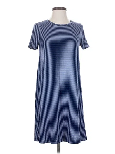 Pre-owned Gap Casual Dress In Blue