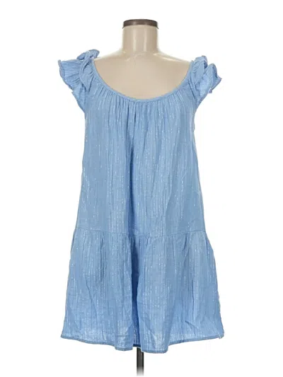 Pre-owned Gap Casual Dress In Blue