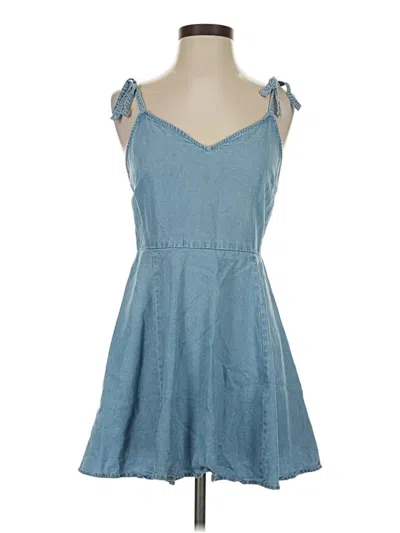 Pre-owned Gap Casual Dress In Blue