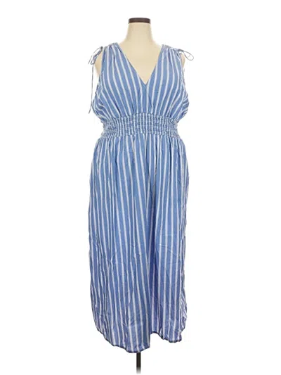 Pre-owned Gap Casual Dress In Blue