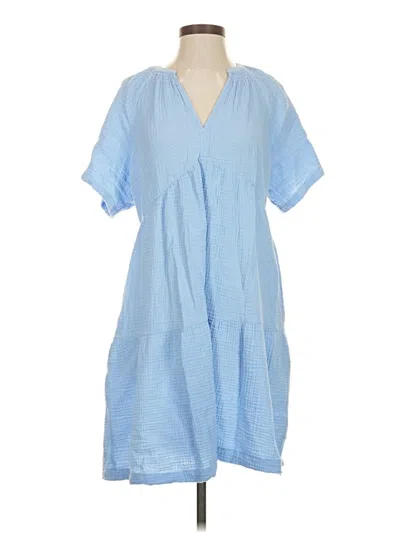 Pre-owned Gap Casual Dress In Blue