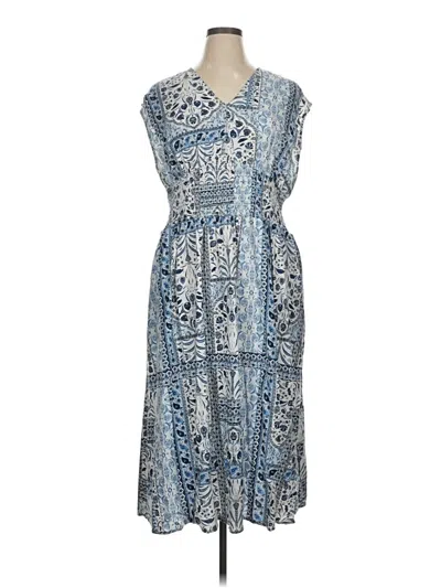 Pre-owned Gap Casual Dress In Blue