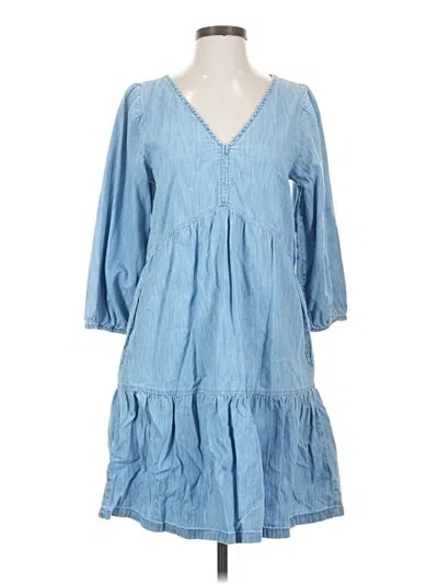 Pre-owned Gap Casual Dress In Blue
